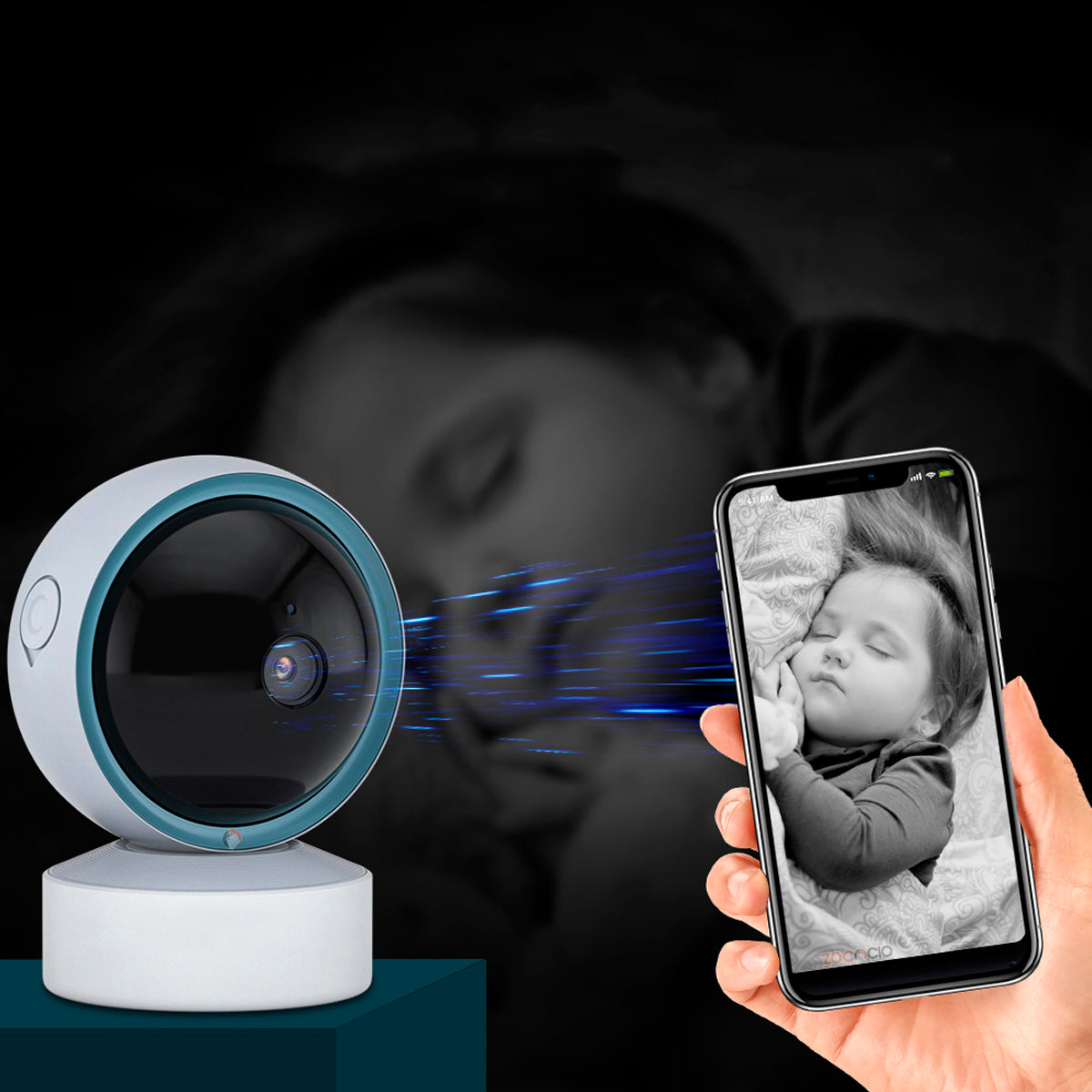 Smart Camera Cámara De Seguridad Hd 1080p Wifi Con App