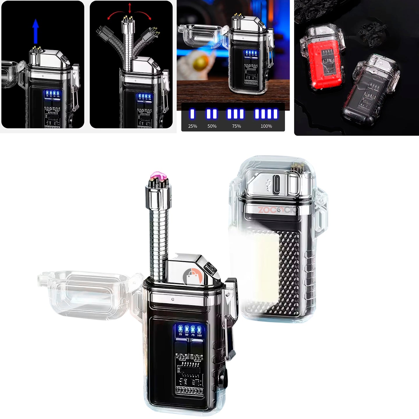 Encendedor Recargable Linterna
