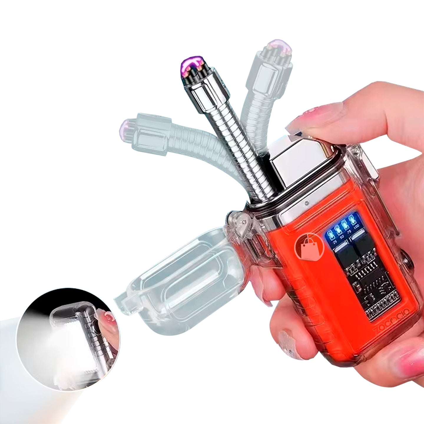 Encendedor Recargable Linterna