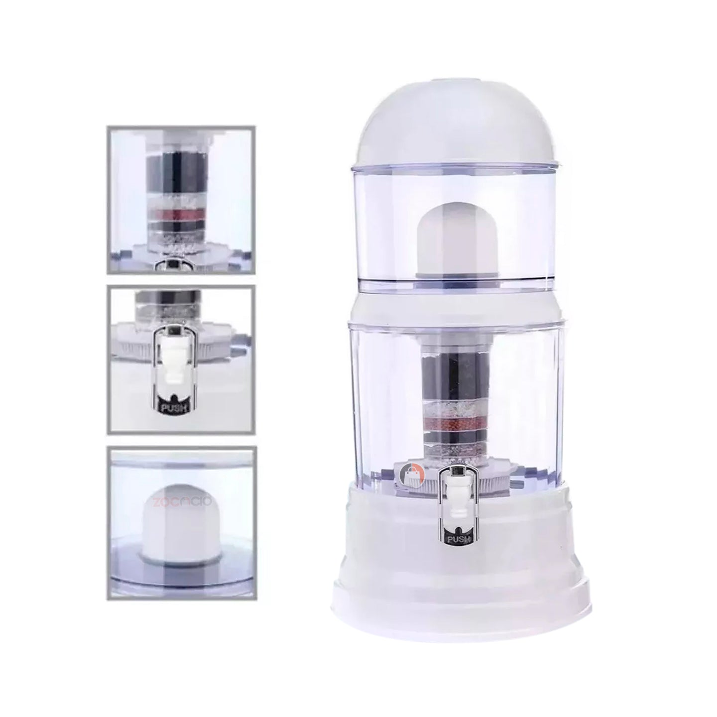 Dispensador De Agua Con Filtro Purificador 14 Litros