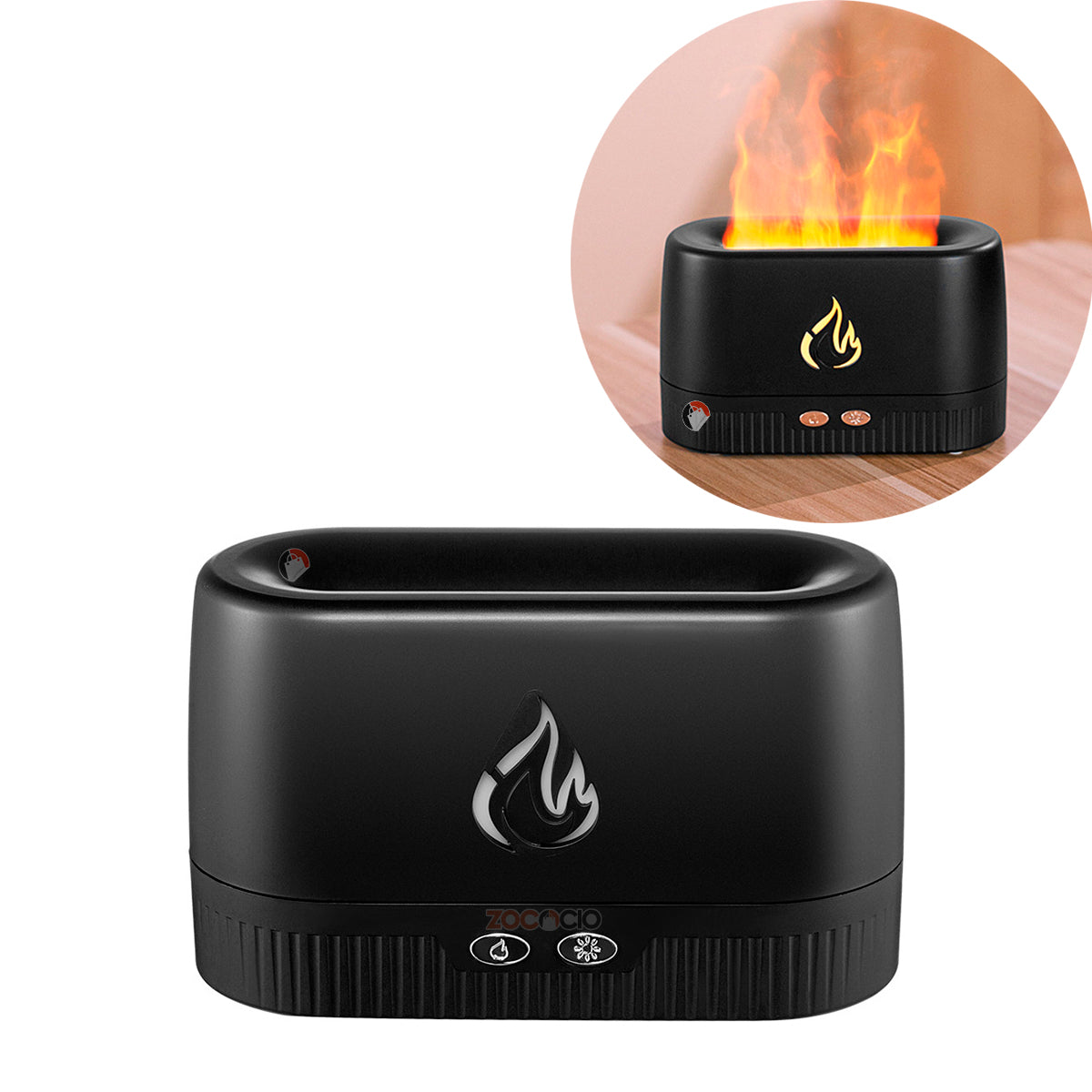 Difusor De Aroma Humidificador Simulación De Flama Llama