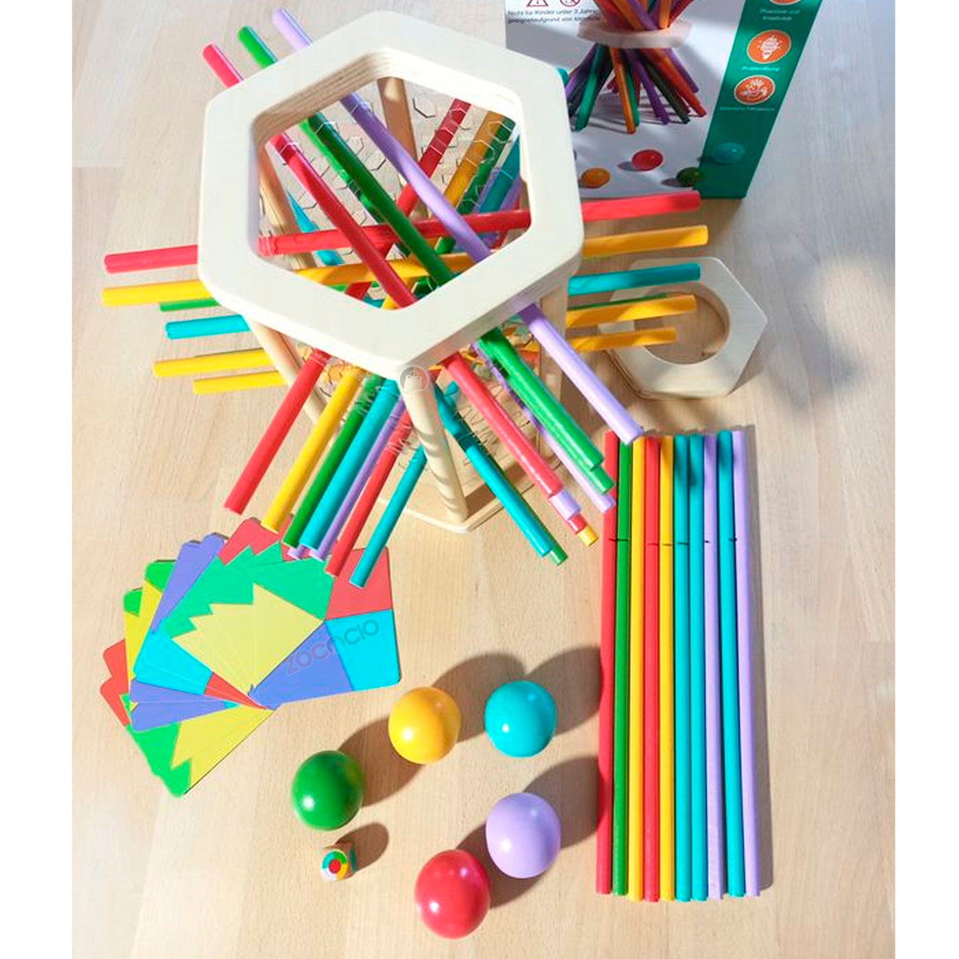 Juego Didáctico Montessori Aprendizaje Y Diversion 2 En 1