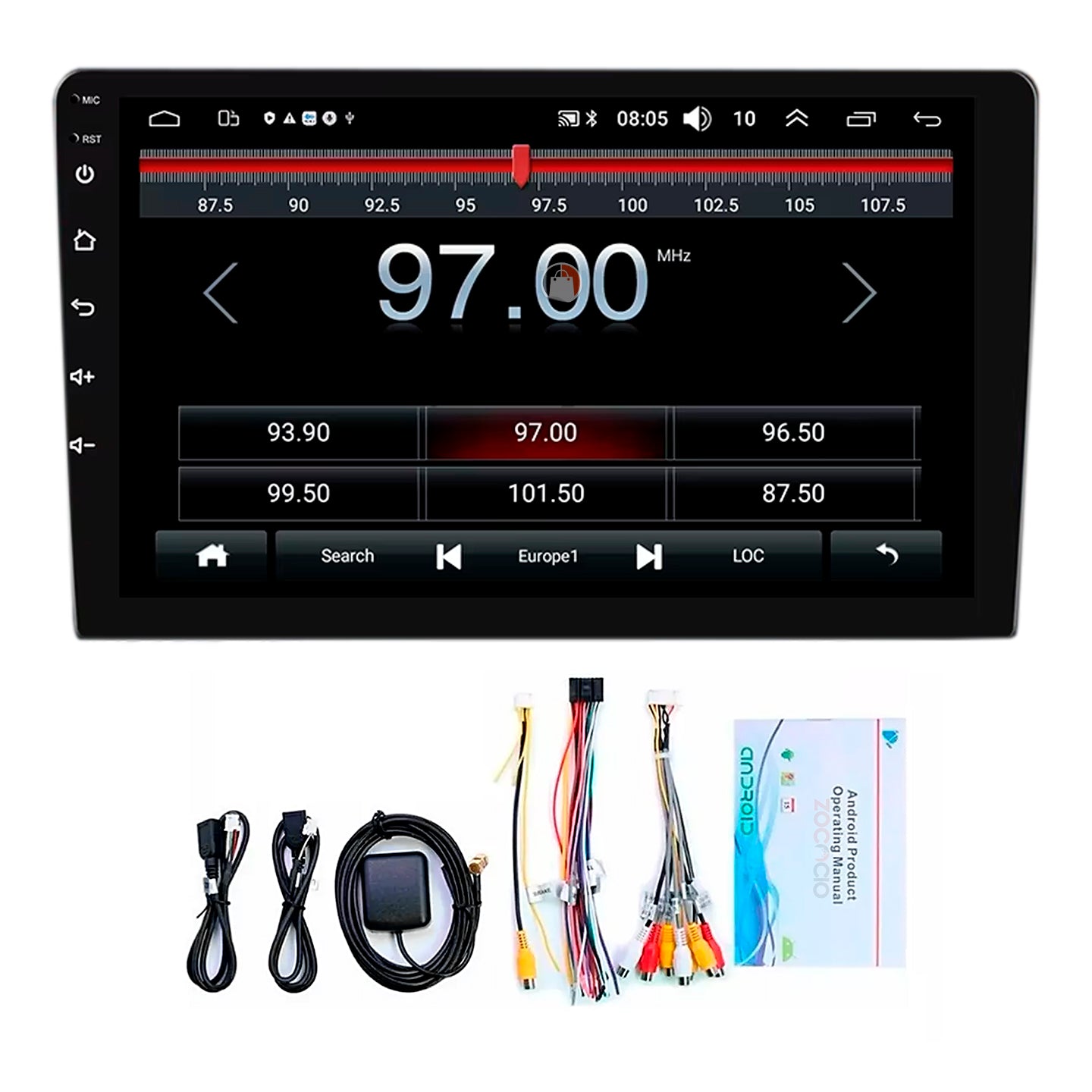 Pantalla Reproductor Estéreo Para Carro 9 Pulgadas Android