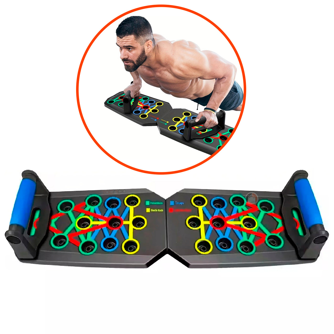 Tabla Para Flexiones Barra Push Up Portátil Entrenamiento