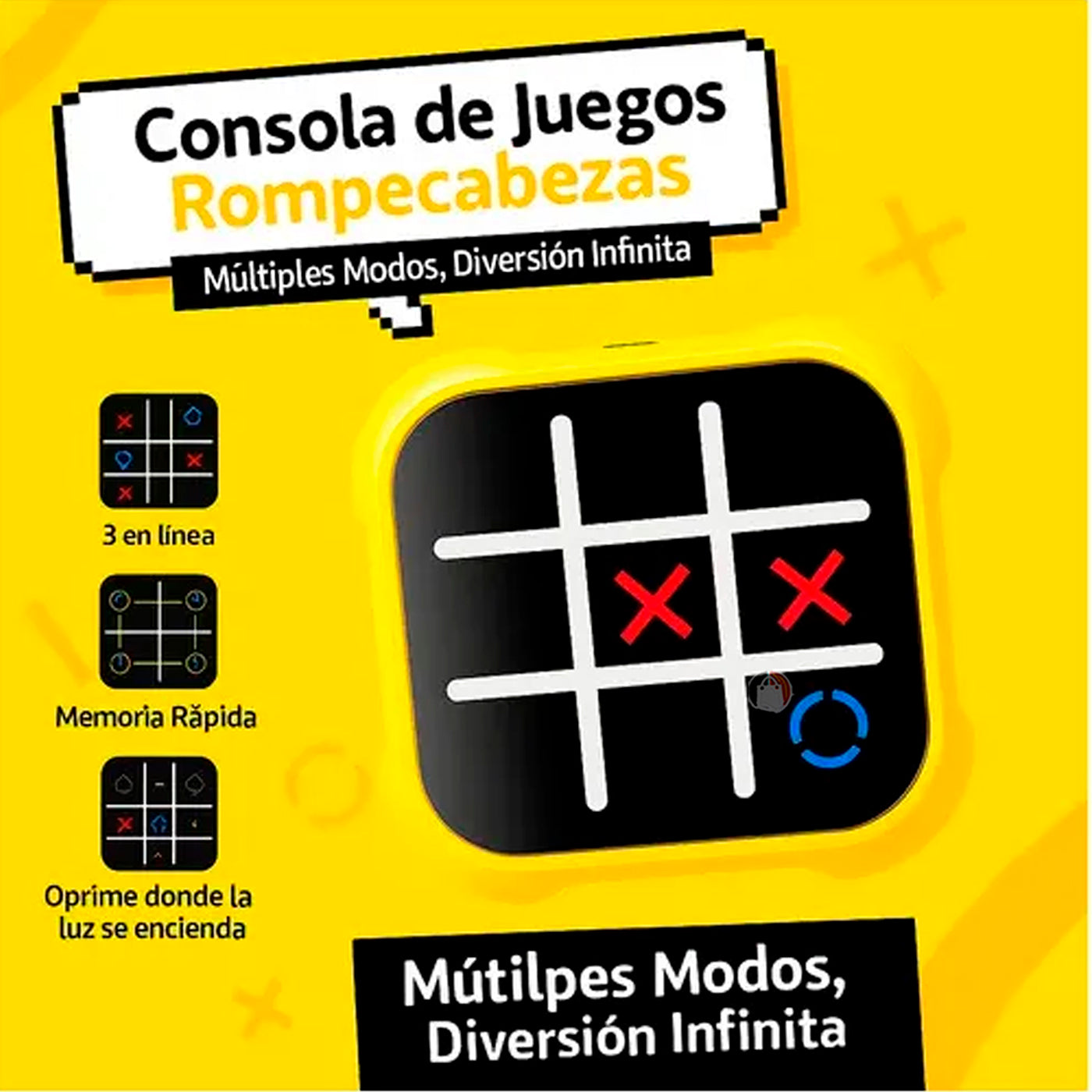 Triqui Electronico Tic Tac Toe Juego Agilidad Mental Memoria