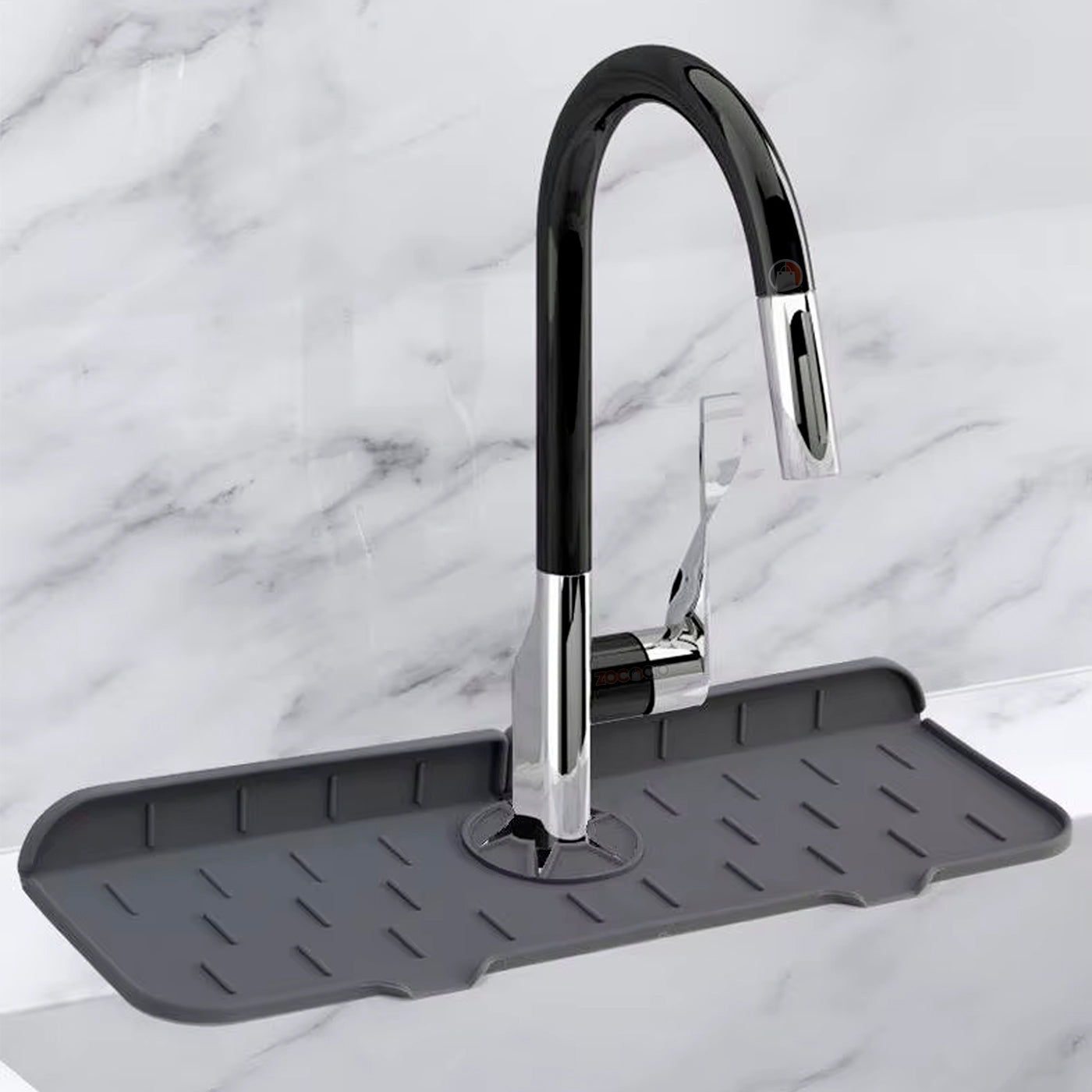 Alfombra Protector De Salpicaduras Grifo En Silicona Cocina Color