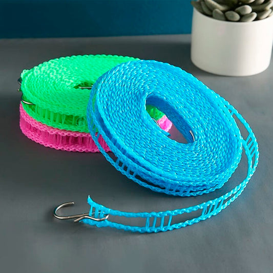 Cuerda X2 Tendedero Para Colgar Ropa 5m Antiviento Resistent