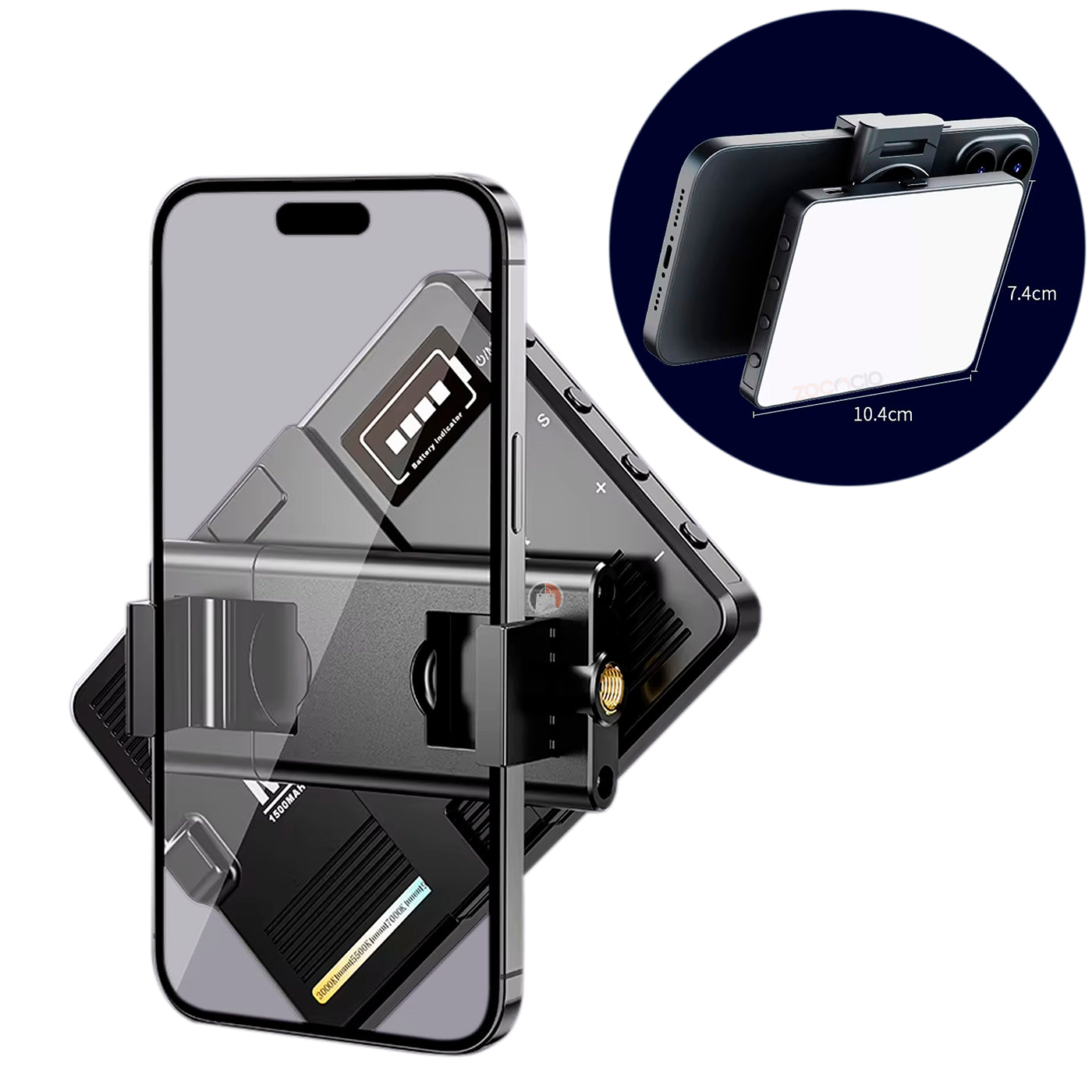 Mini Panel De Luz Led Recargable Multifuncional Fotografía 5 Negro Blanco Cálido, Frio Y Neutro