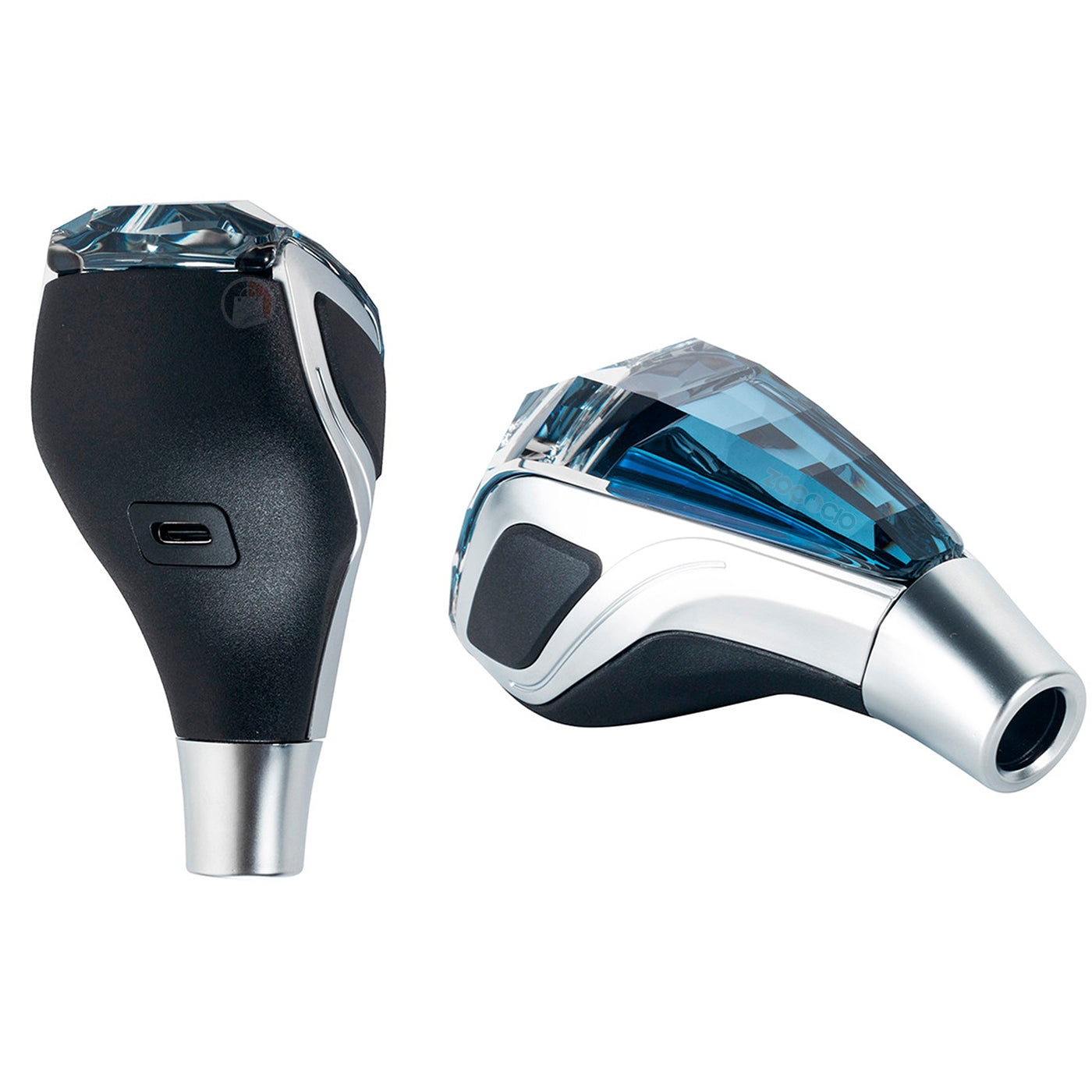 Pomo Palanca De Cambios De Lujo Manilla Led Estilo Cristal Negro