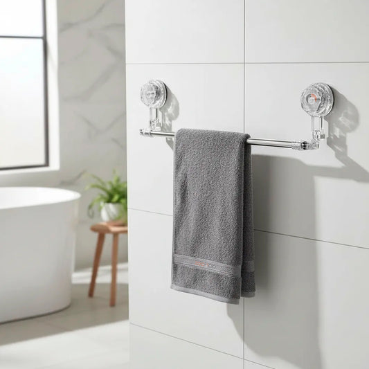 Toallero De Pared Con Ventosa Retráctil Tendedero Ajustable