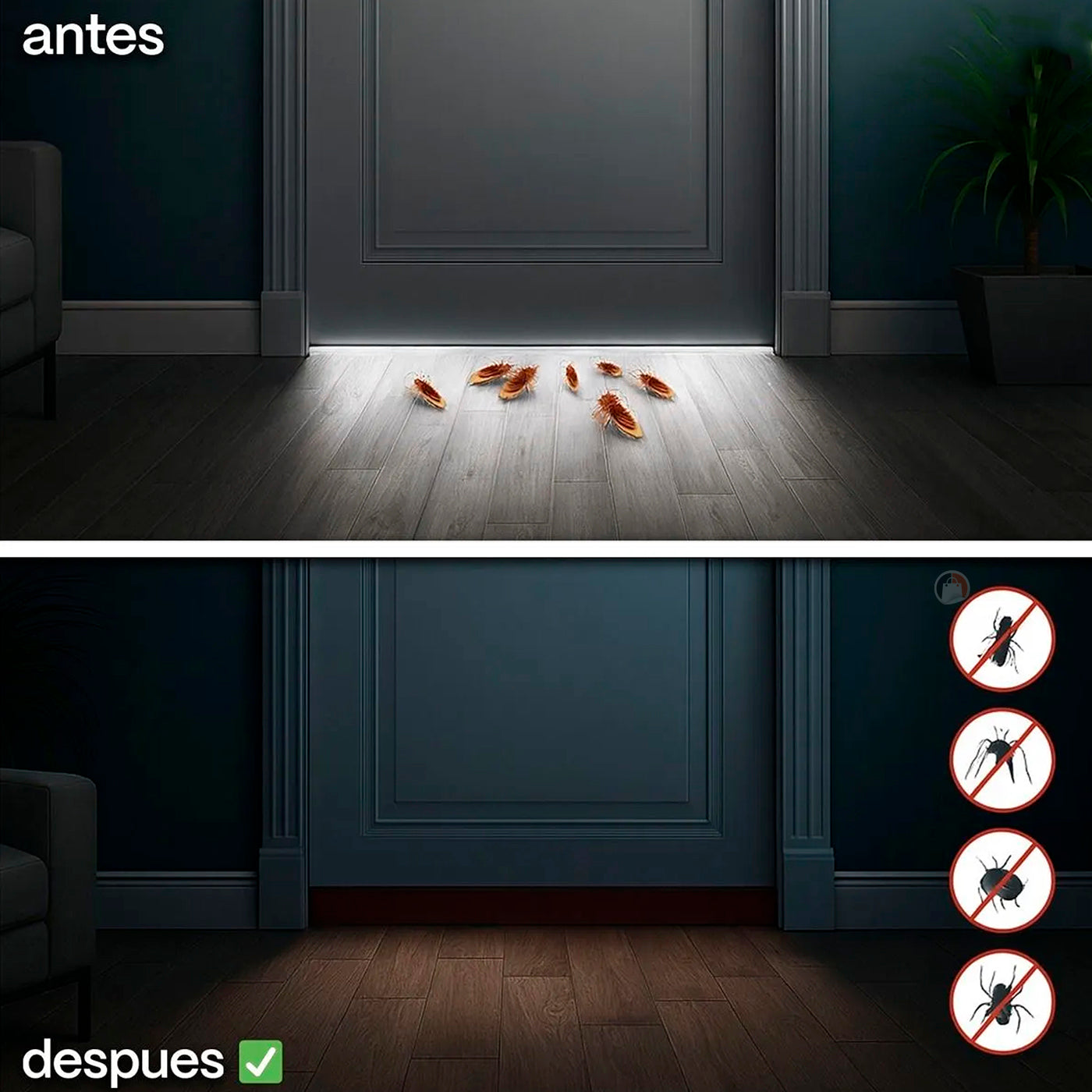 Burlete Para Puerta Anti Polvo E Insectos Aislante De Ruido