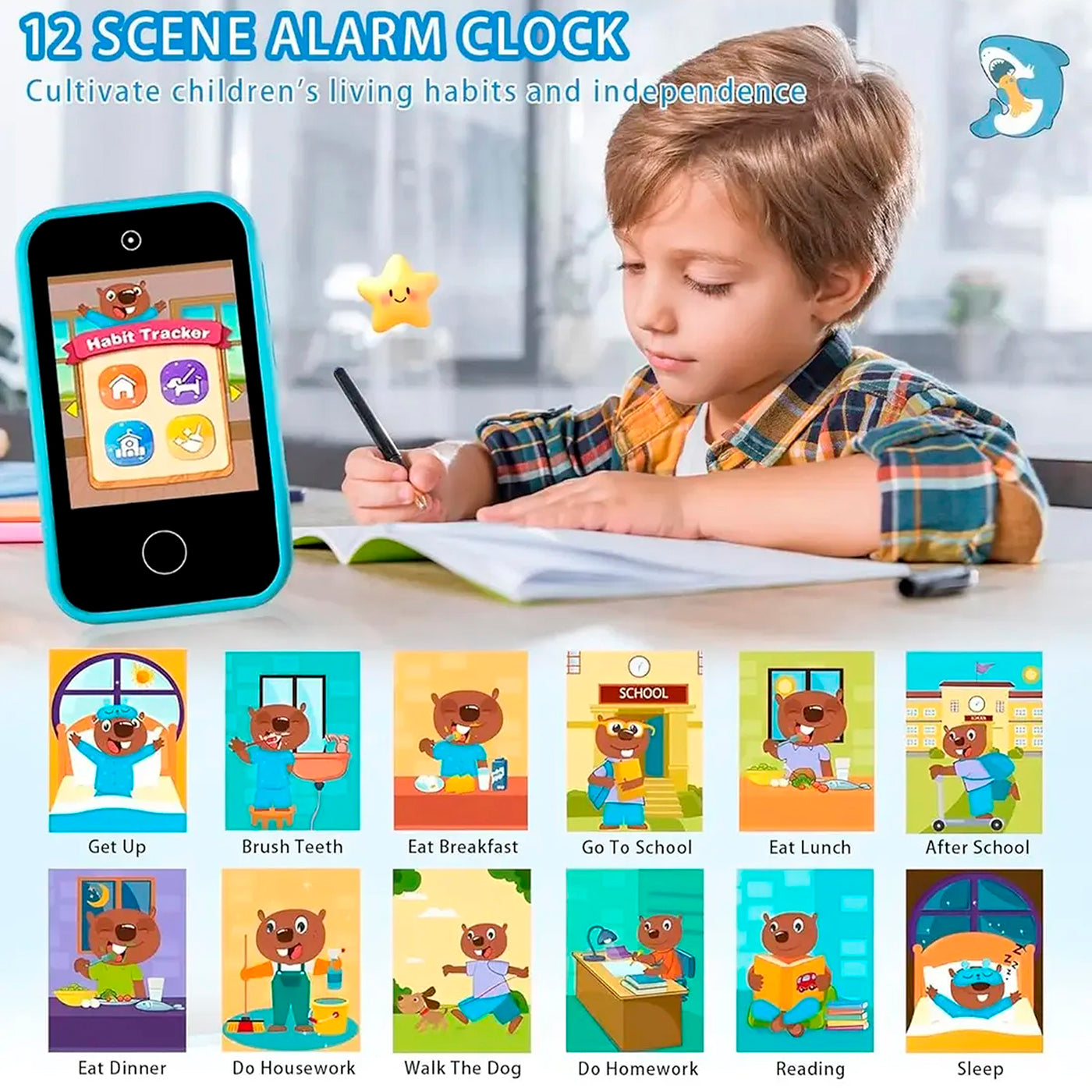 Teléfono Celular De Juguete Inteligente Para Niños Camara