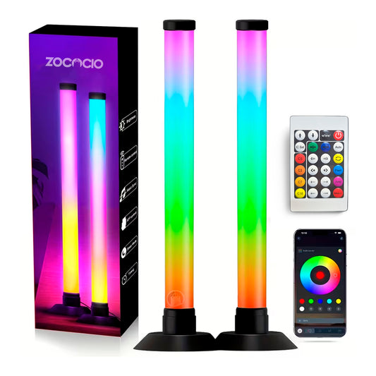 2 Barras De Luz Rgb Led Inteligente Decoración Dormitorio