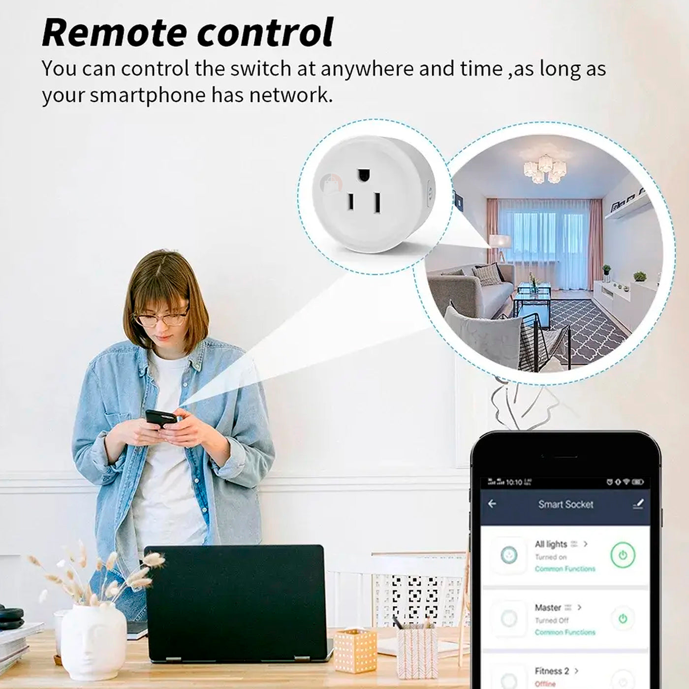 Enchufe Tomacorriente Inteligente Smart Plug App