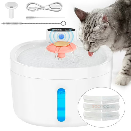 Fuente De Agua Para Mascota Automático Dispensador 3 Niveles