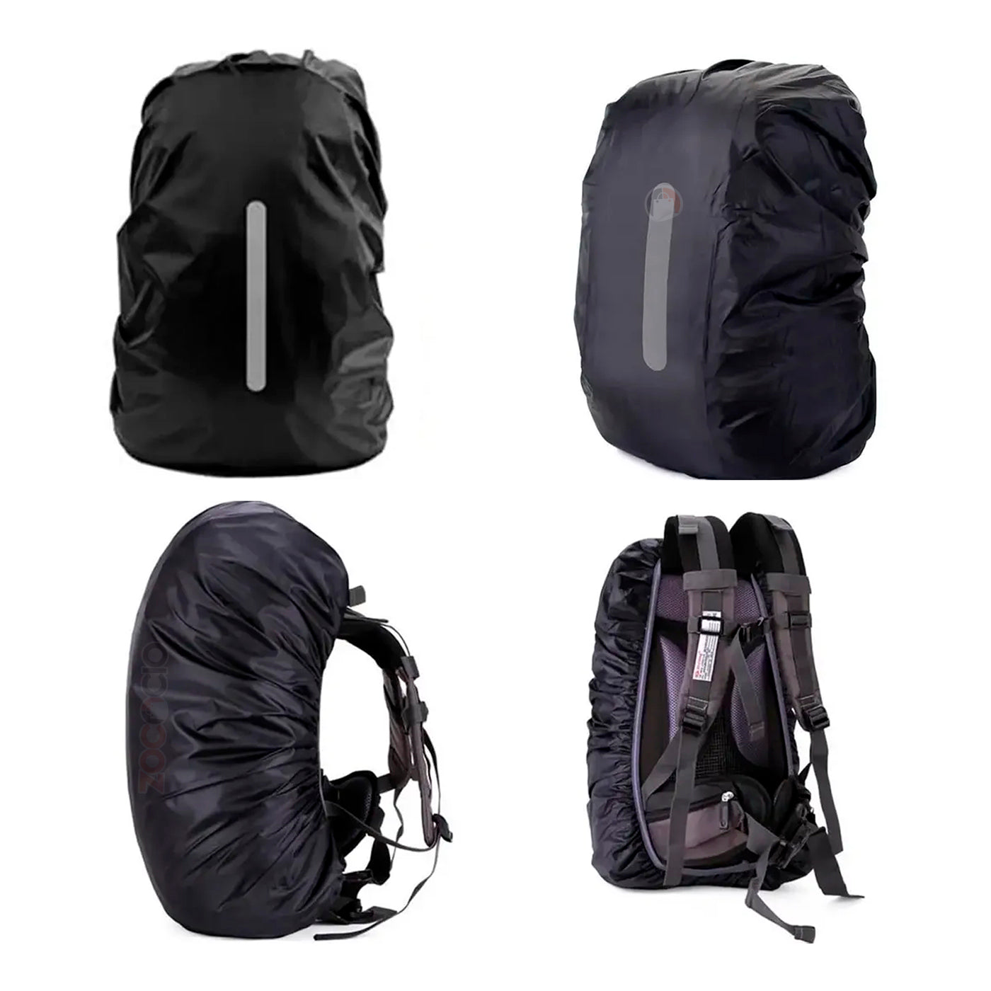 Funda Impermeable Para Mochila Protector De Linea Reflectiva