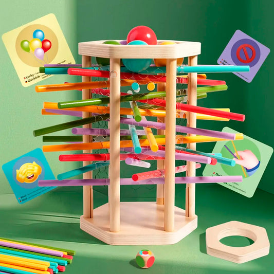 Juego Didáctico Montessori Aprendizaje Y Diversion 2 En 1