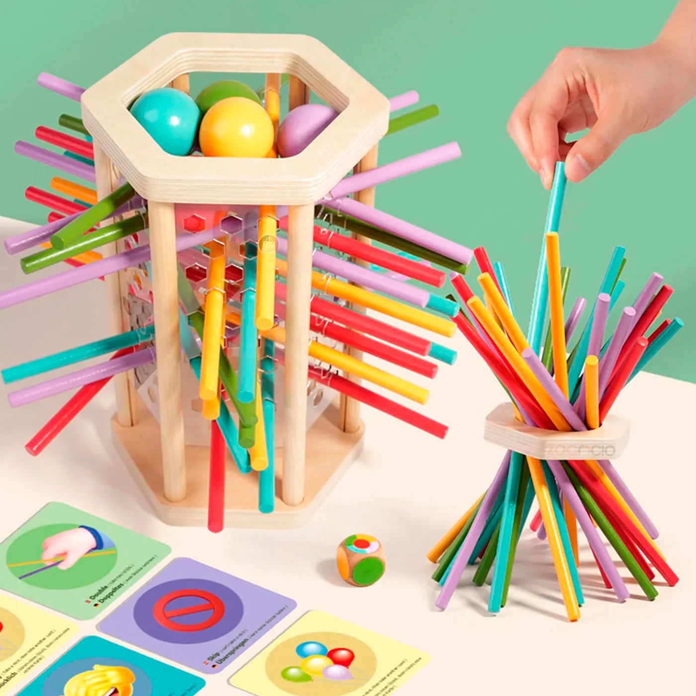 Juego Didáctico Montessori Aprendizaje Y Diversion 2 En 1