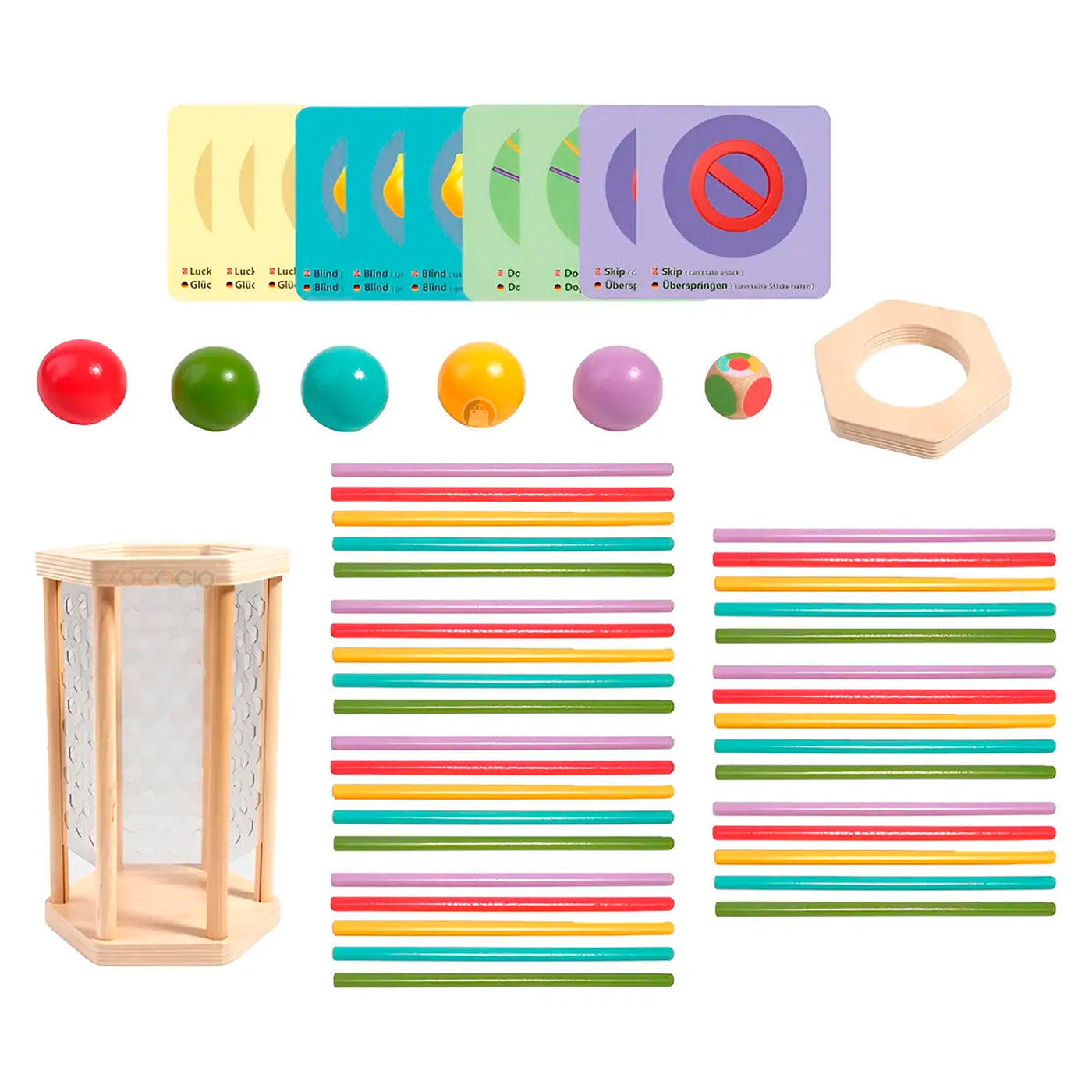 Juego Didáctico Montessori Aprendizaje Y Diversion 2 En 1