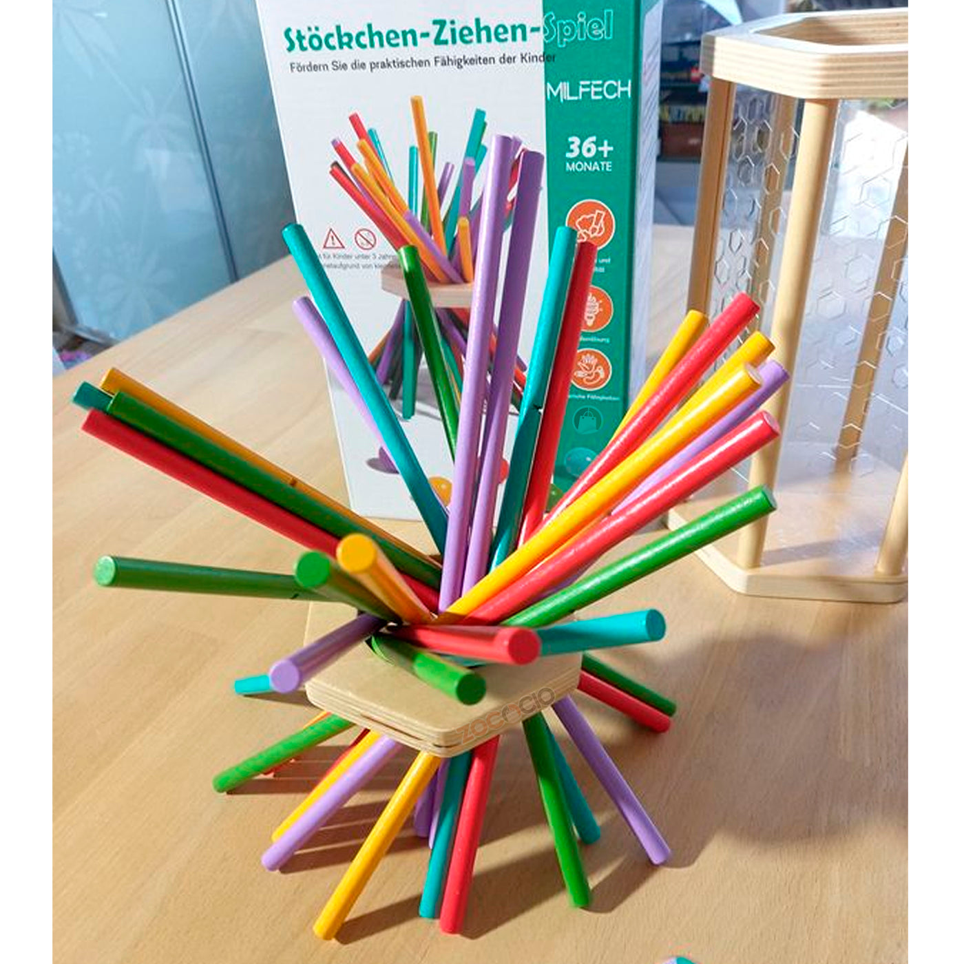 Juego Didáctico Montessori Aprendizaje Y Diversion 2 En 1