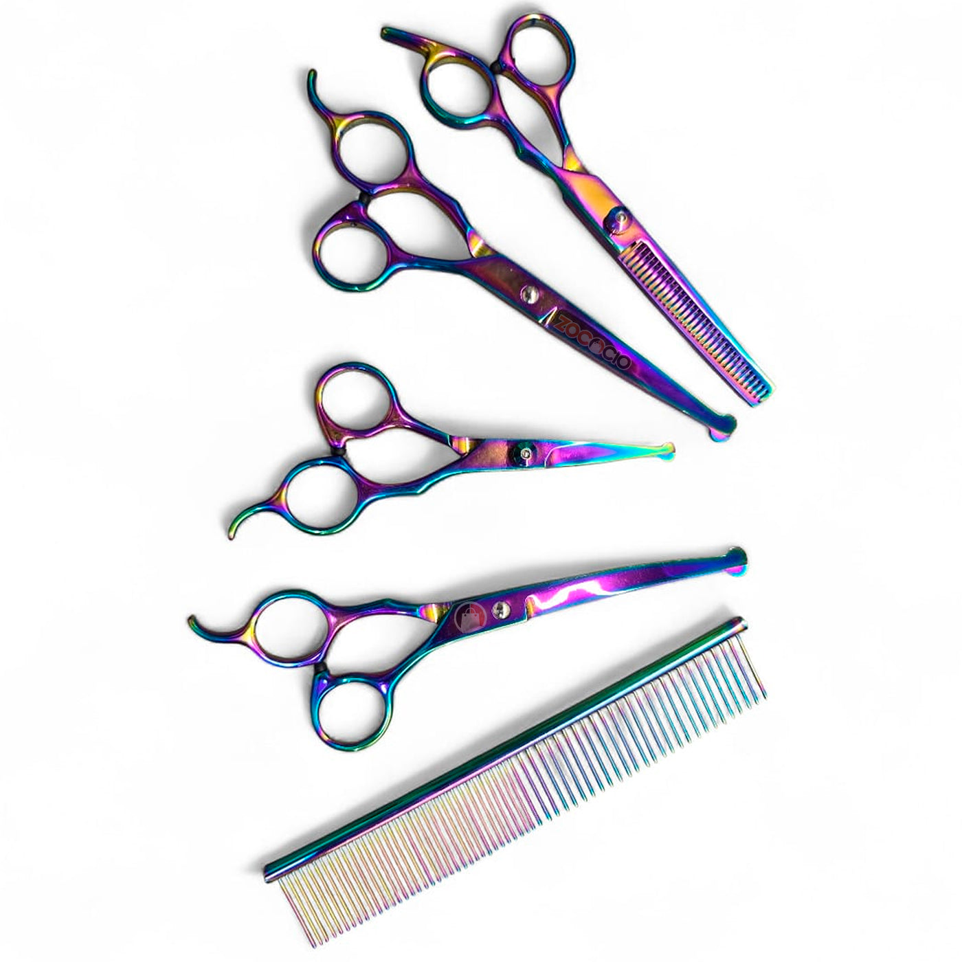Kit De Tijeras Profesionales Para Peluquería Punta Redonda