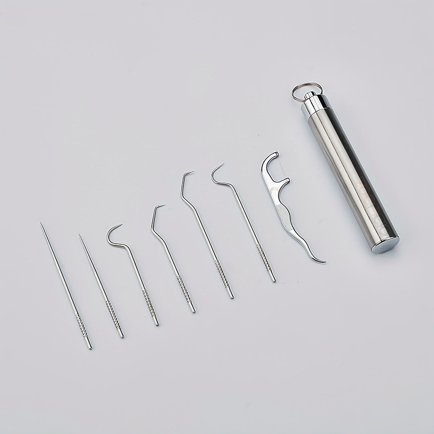 Kit De Limpieza Dental Portatil Con Palillos E Hilo Dental