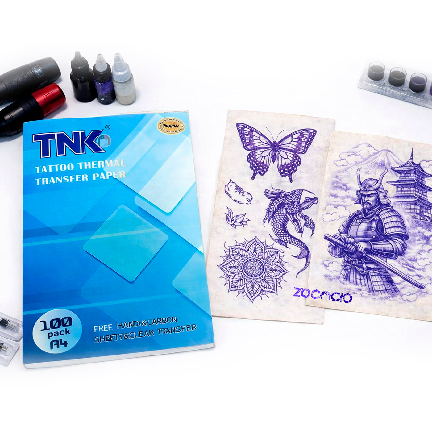 Resma De Papel Hectográfico Para Tatuajes A4 X100 H Transfer