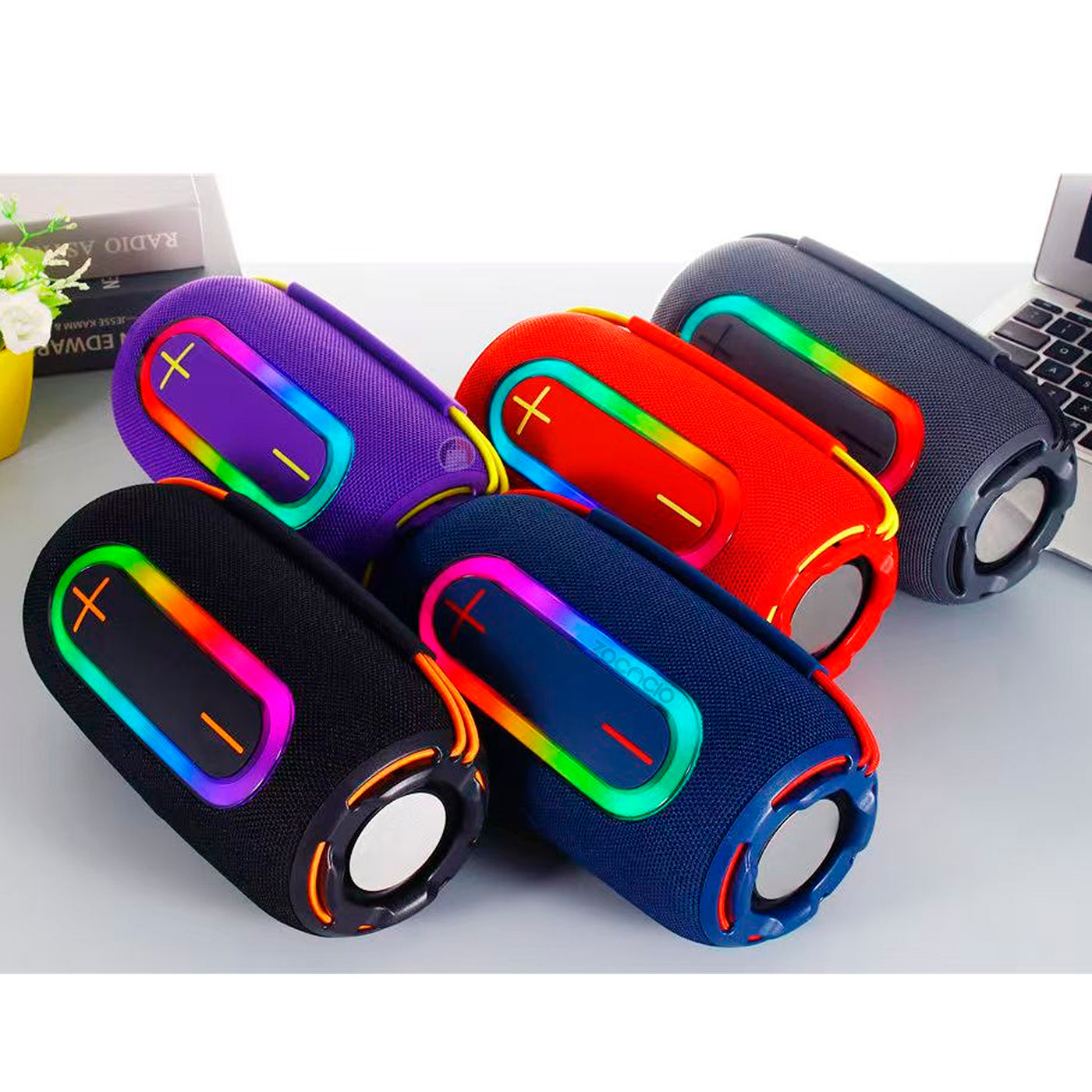 Altavoz Inalámbrico Jc610 Portátil Exteriores Con Subwoofer