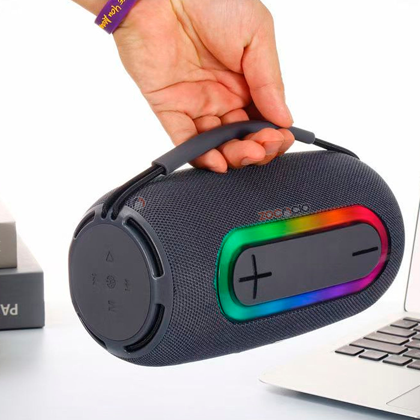 Altavoz Inalámbrico Jc610 Portátil Exteriores Con Subwoofer