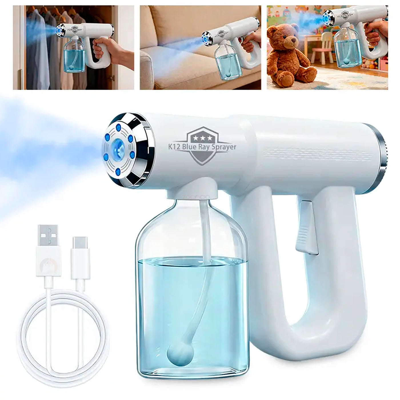 Pistola Pulverizadora Nebulizacion Nano Spray Desinfeccion