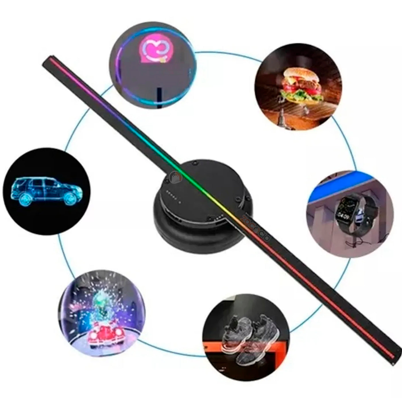 Proyector Holográfico Publicitario Pantalla Led De Imágenes