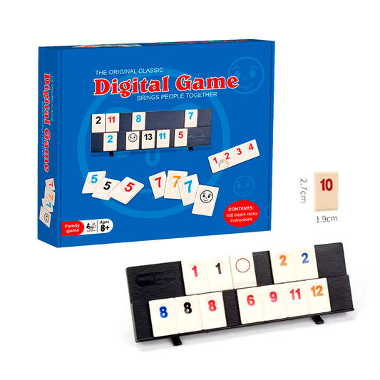 Rummy Travel Juego De Mesa Rummiq Pequeño Digital Game