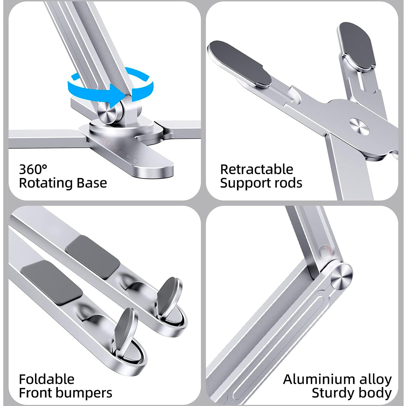 Soporte Ajustable Giratorio Para Laptop Computador De 360