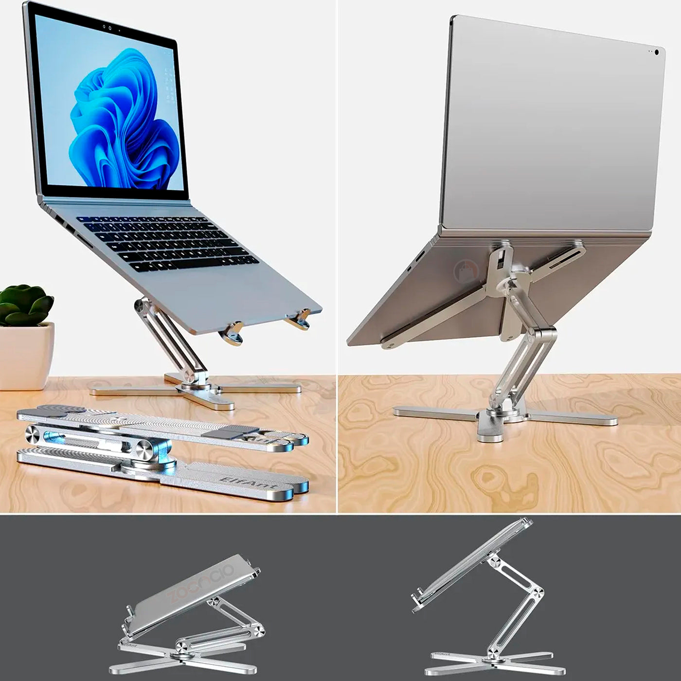 Soporte Ajustable Giratorio Para Laptop Computador De 360