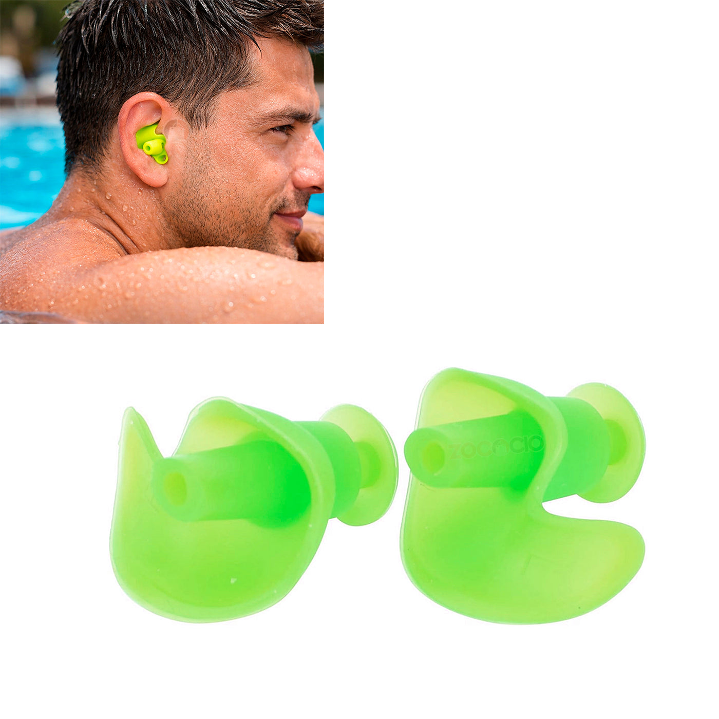 Tapa Oídos Para Natación Impermeable Profesional De Silicona