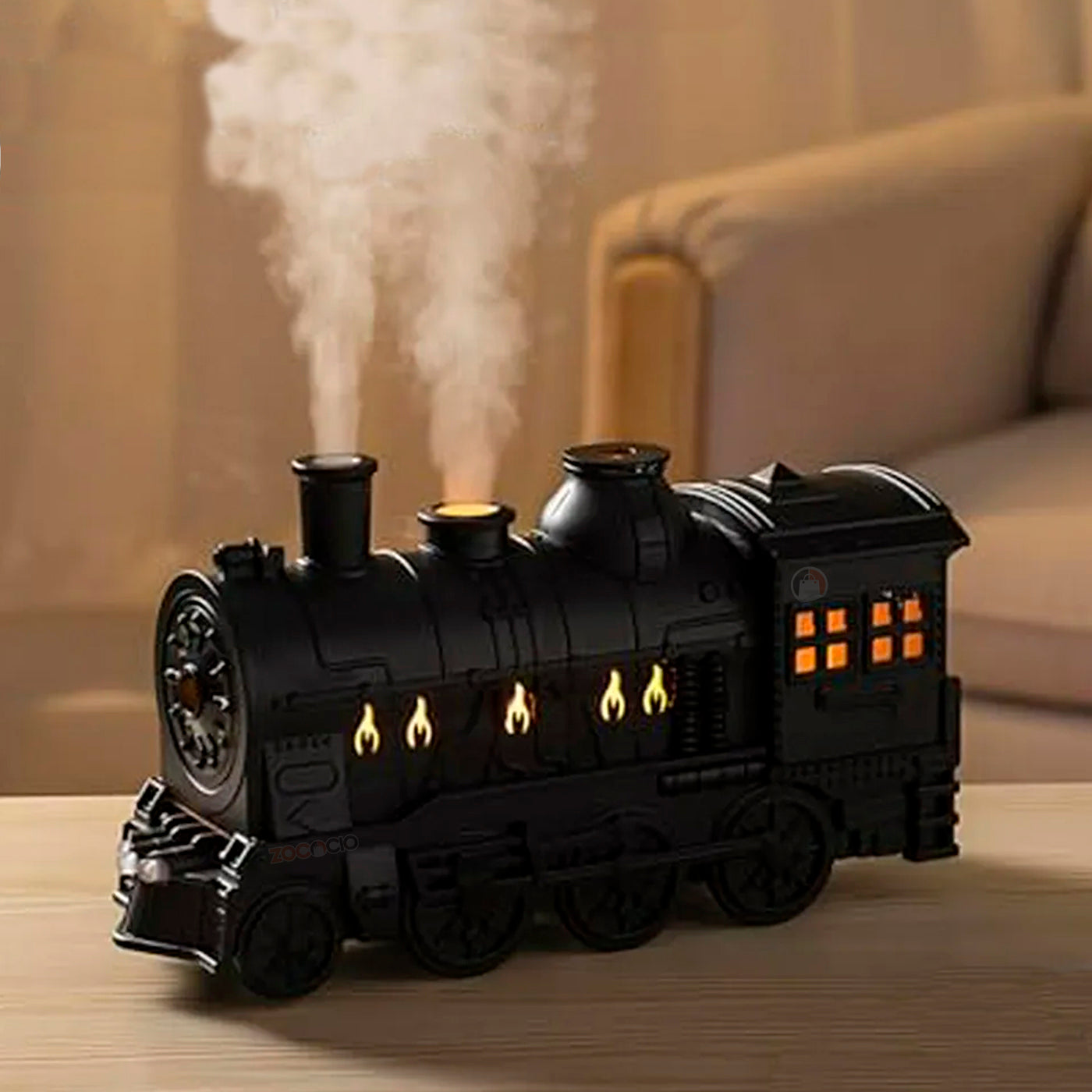 Difusor Aceite Esencial Forma De Tren Clásico Con Control