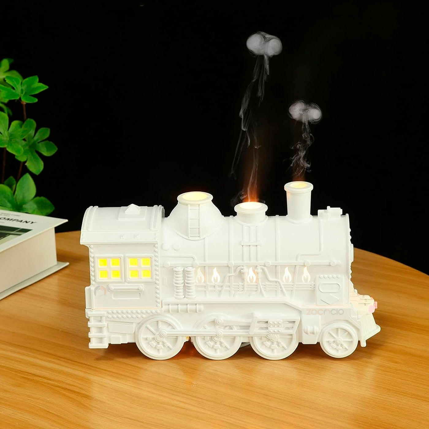 Difusor Aceite Esencial Forma De Tren Clásico Con Control